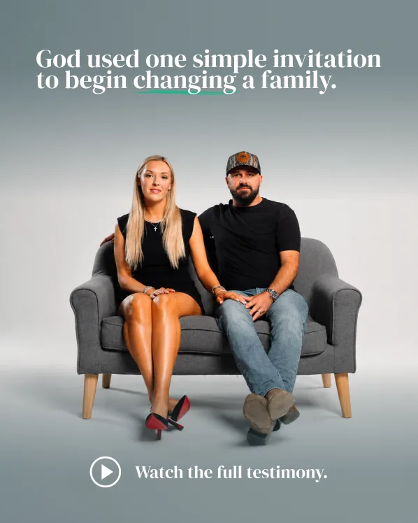 God used one simple invitation to begin changing a family. Watch the full testimony.