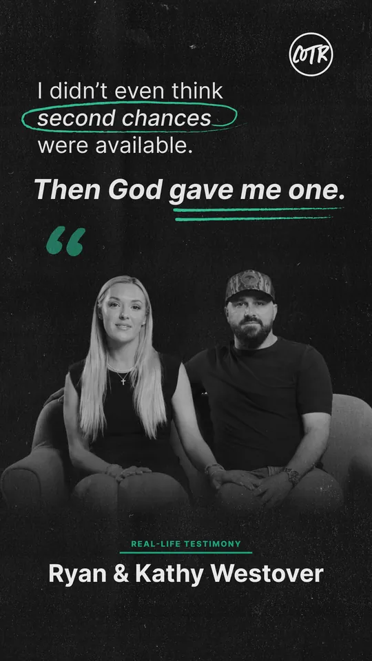 Instagram Story version of the testimony quote graphic