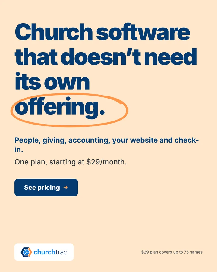 Church software that doesn’t need its own offering.