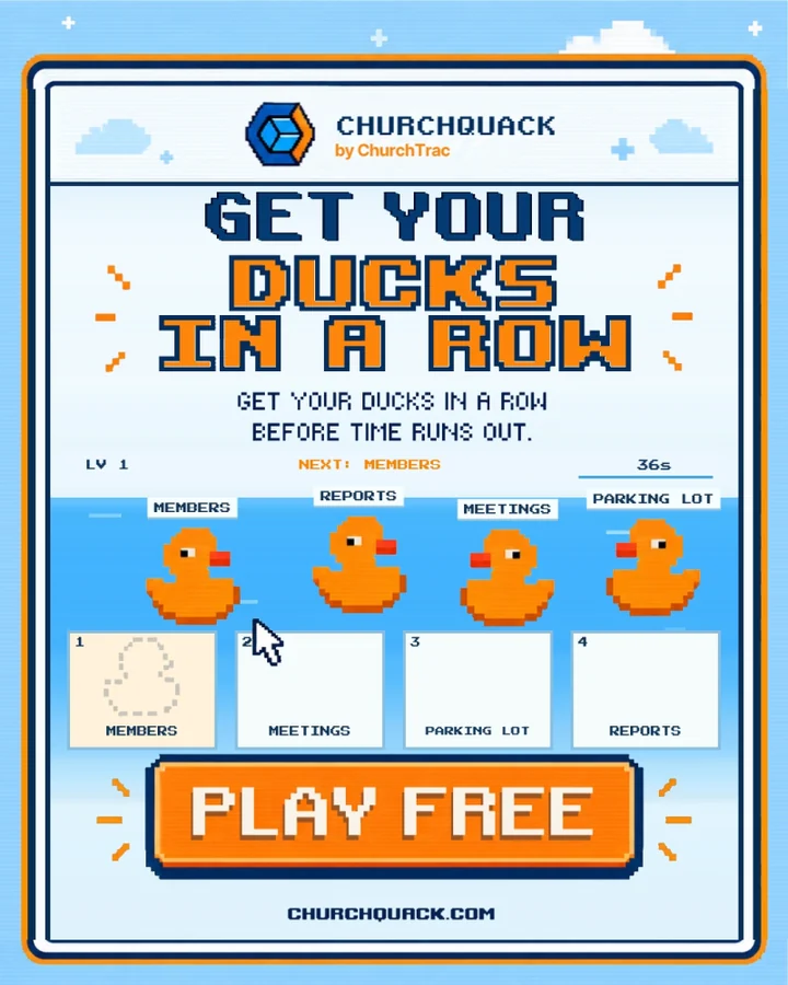 Ducks in a Row ad: Get your ducks in a row before time runs out. Play free.