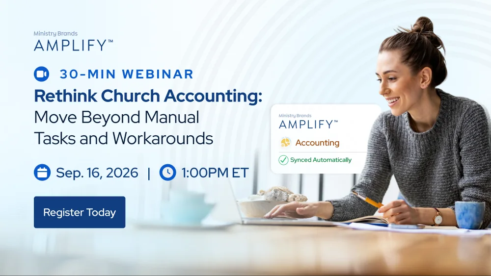 Webinar promo: Rethink Church Accounting